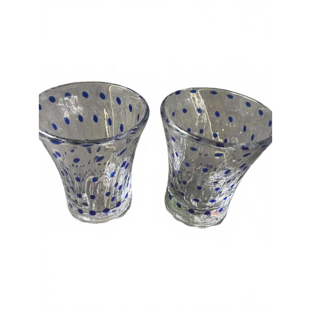 Vintage cobalt blue glasses
